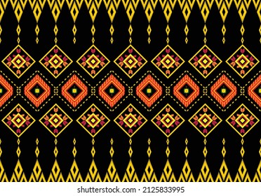 Geometric ethnic oriental ikat seamless pattern,native pattern,tribal,boho pattern,motif pattern,aztec,fabric pattern,african  pattern traditional Design,clothing,wrapping,Batik,embroidery style.