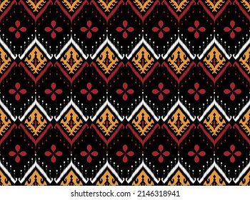 Geometric ethnic oriental ikat seamless pattern,native pattern,tribal,boho pattern,motif pattern,aztec,fabric pattern,african  pattern traditional Design,clothing,wrapping,Batik,embroidery style.