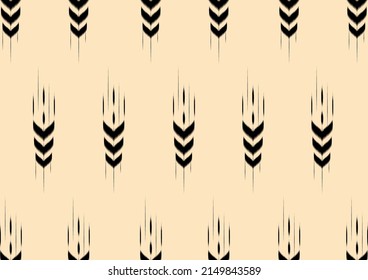 geometric ethnic oriental ikat seamless pattern traditional imitation yarn design for background carpet wallpaper clothing wrap batik fabric embroidery style vector illustration
