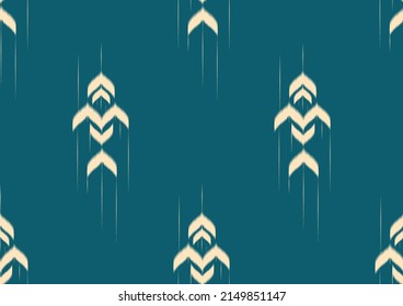 geometric ethnic oriental ikat seamless pattern traditional imitation yarn design for background carpet wallpaper clothing wrap batik fabric embroidery style vector illustration