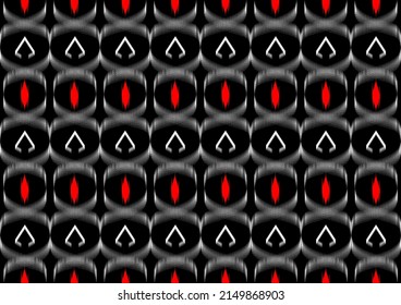 geometric ethnic oriental ikat seamless pattern traditional imitation yarn design for background carpet wallpaper clothing wrap batik fabric embroidery style vector illustration