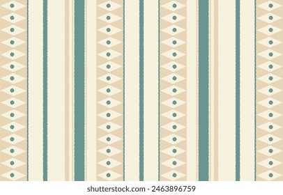 Geometric ethnic oriental ikat seamless pattern  color oriental. Aztec ornament print. Design for background ,curtain, carpet, wallpaper, clothing, wrapping, Batik, vector illustration.