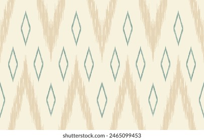 Geometric ethnic oriental ikat seamless pattern  color oriental. Aztec ornament print. Design for background ,curtain, carpet, wallpaper, clothing, wrapping, Batik, vector illustration.