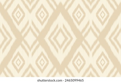 Geometric ethnic oriental ikat seamless pattern  color oriental. Aztec ornament print. Design for background ,curtain, carpet, wallpaper, clothing, wrapping, Batik, vector illustration.