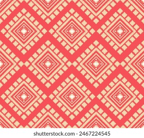 Geometric ethnic oriental ikat seamless pattern traditional background. vector design for fashion, ikat fabric, wallpaper and all prints color. carpet,wallpaper,clothing,wrapping,Batik,fabric,Vector i