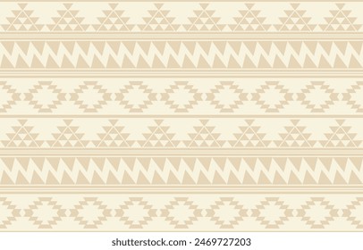 Geometric ethnic oriental ikat seamless pattern  color oriental. Aztec ornament print. Design for background ,curtain, carpet, wallpaper, clothing, wrapping, Batik, vector illustration.