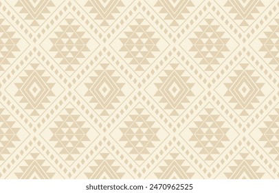 Geometric ethnic oriental ikat seamless pattern  color oriental. Aztec ornament print. Design for background ,curtain, carpet, wallpaper, clothing, wrapping, Batik, vector illustration.