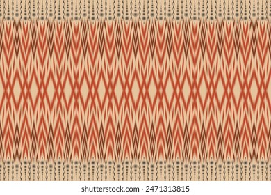 Geometric ethnic oriental ikat seamless pattern traditional Design for background,carpet,wallpaper,clothing,wrapping,Batik,fabric,Vector illustration.embroidery style.