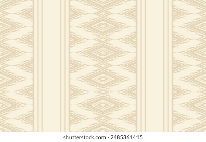 Geometric ethnic oriental ikat seamless pattern  color oriental. Aztec ornament print. Design for background ,curtain, carpet, wallpaper, clothing, wrapping, Batik, vector illustration.