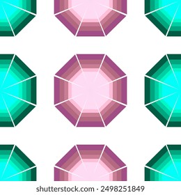 Geometric,  ethnic oriental ikat seamless pattern treditional Design for background, carpet wallpaper, clothing, wrapping, batik, fabric, Vector illustration, embroidery style.  
