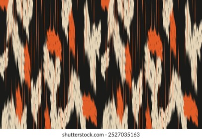 Geometric ethnic oriental ikat seamless pattern  color oriental. Aztec ornament print. Design for background ,curtain, carpet, wallpaper, clothing, wrapping, Batik, vector illustration.