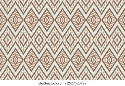 Geometric ethnic oriental ikat seamless pattern  color oriental. Aztec ornament print. Design for background ,curtain, carpet, wallpaper, clothing, wrapping, Batik, vector illustration.