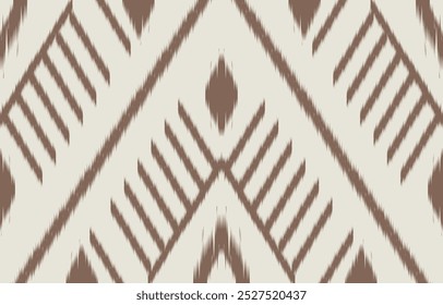 Geometric ethnic oriental ikat seamless pattern  color oriental. Aztec ornament print. Design for background ,curtain, carpet, wallpaper, clothing, wrapping, Batik, vector illustration.