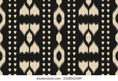 Geometric ethnic oriental ikat seamless pattern  color oriental. Aztec ornament print. Design for background ,curtain, carpet, wallpaper, clothing, wrapping, Batik, vector illustration.