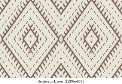 Geometric ethnic oriental ikat seamless pattern  color oriental. Aztec ornament print. Design for background ,curtain, carpet, wallpaper, clothing, wrapping, Batik, vector illustration.