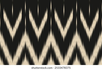 Geometric ethnic oriental ikat seamless pattern  color oriental. Aztec ornament print. Design for background ,curtain, carpet, wallpaper, clothing, wrapping, Batik, vector illustration.