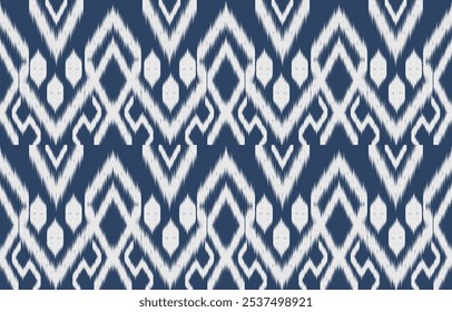 Geometric ethnic oriental ikat seamless pattern  color oriental. Aztec ornament print. Design for background ,curtain, carpet, wallpaper, clothing, wrapping, Batik, vector illustration.