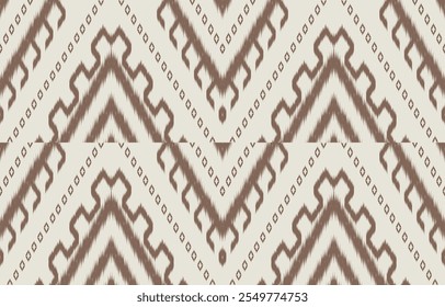 Geometric ethnic oriental ikat seamless pattern  color oriental. Aztec ornament print. Design for background ,curtain, carpet, wallpaper, clothing, wrapping, Batik, vector illustration.