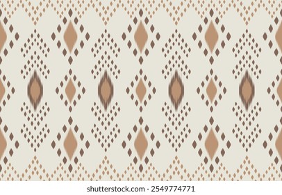 Geometric ethnic oriental ikat seamless pattern  color oriental. Aztec ornament print. Design for background ,curtain, carpet, wallpaper, clothing, wrapping, Batik, vector illustration.