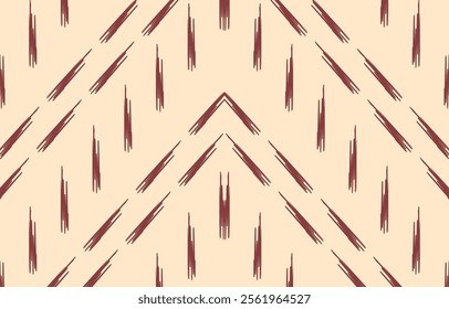 Geometric ethnic oriental ikat seamless pattern  color oriental. Aztec ornament print. Design for background ,curtain, carpet, wallpaper, clothing, wrapping, Batik, vector illustration.