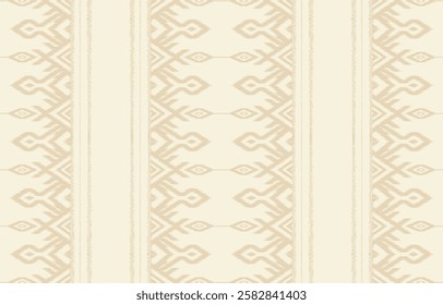 Geometric ethnic oriental ikat seamless pattern  color oriental. Aztec ornament print. Design for background ,curtain, carpet, wallpaper, clothing, wrapping, Batik, vector illustration.