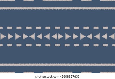 Geometric ethnic oriental ikat seamless pattern  color oriental. Aztec ornament print. Design for background ,curtain, carpet, wallpaper, clothing, wrapping, Batik, vector illustration.