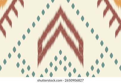 Geometric ethnic oriental ikat seamless pattern. rug textile print texture Tribal design, geometric symbols for logo, cards, fabric decorative works. traditional print vector illustration.