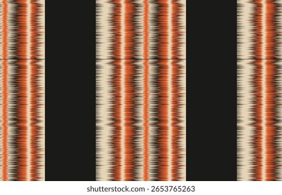 Geométrica étnica oriental ikat sin patrón de color oriental. Estampado de adorno azteca. Diseño para el fondo, cortina, alfombra, Fondo de pantalla, ropa, envoltura, Batik, Ilustración vectorial.