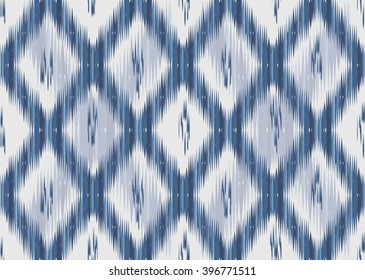 Geometric ethnic oriental ikat seamless pattern traditional Design for background,carpet,wallpaper,clothing,wrapping,Batik,fabric,Vector illustration.embroidery style.