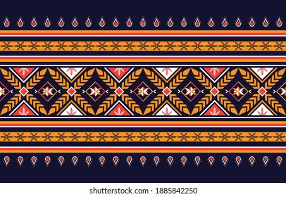 Geometric ethnic oriental ikat  traditional Design for sarong,cloth,scarf,carpet,wallpaper,clothing,wrapping,Batik,fabric,background.embroidery style.Seamless pattern.