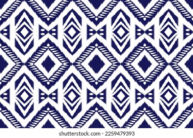 geometric ethnic oriental ikat traditional pattern design for background, rug, wallpaper, clothing, wrap, batik, fabric, embroidery style vector illustration