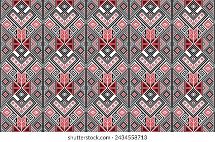 Geometric ethnic oriental iket seamless 
pattern traditional,carpet,
wallpaper. clothing. wrapping. batik. fabric.
vector illustration. embroidery style. native. 
textile. american. 
african. mandalas