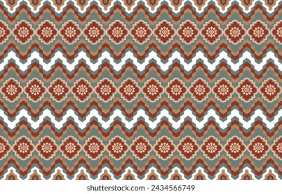 Geometric ethnic oriental iket seamless 
pattern traditional,carpet,
wallpaper. clothing. wrapping. batik. fabric.
vector illustration. embroidery style. native. 
textile. american. 
african. mandalas