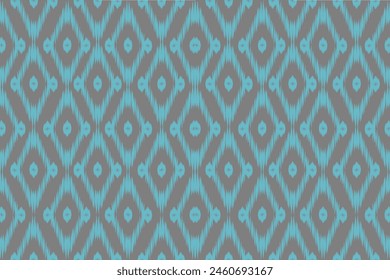 Patrón sin fisuras étnico oriental geométrico tradicional Diseño para fondo, alfombra, Fondo de pantalla. ropa. envoltura. batik. tela. Ilustración vectorial.