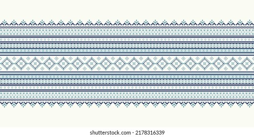 Geometric ethnic oriental pattern background. Design for texture, wrapping, clothing, batik, fabric, wallpaper and background. Pattern embroidery design.