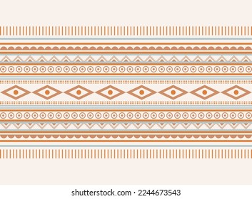 Geometric ethnic oriental pattern background. Pattern design in boho style. Design for texture, wrapping, clothing, batik, fabric, wallpaper and background. Pattern embroidery design.