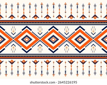 Geometric ethnic oriental pattern background. Design for texture, wrapping, clothing, batik, fabric, wallpaper and background. Pattern embroidery design.