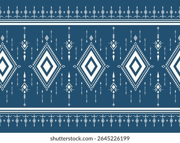 Geometric ethnic oriental pattern background. Design for texture, wrapping, clothing, batik, fabric, wallpaper and background. Pattern embroidery design.
