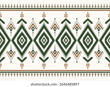 Geometric ethnic oriental pattern background. Design for texture, wrapping, clothing, batik, fabric, wallpaper and background. Pattern embroidery design.