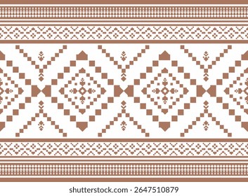 Geometric ethnic oriental pattern background. Design for texture, wrapping, clothing, batik, fabric, wallpaper and background. Pattern embroidery design.