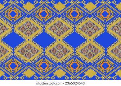 Geometric ethnic oriental pattern. Design for background, wallpaper, clothing, fabric. Vector Illustration