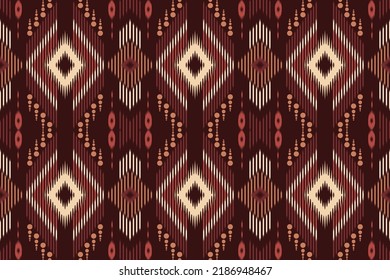 Geometric ethnic oriental pattern ikat pattern traditional tribal African geometric vector ikat pattern. Folk embroidery, Indian, Scandinavian, Gypsy, Mexican, African rug, wallpaper.