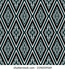 Geometric ethnic oriental pattern seamless traditional Design for background, wallpaper, sarong, carpet, clothing, wrapping,Batik fabric, and industry textile, Vector illustration, Thai pattern style