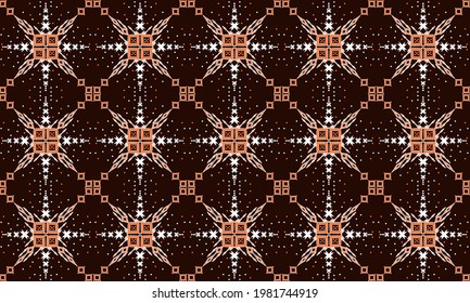 Geometric ethnic oriental pattern traditional Design for background,carpet,wallpaper,clothing,wrapping,Batik,fabric,Vector illustration.embroidery style.