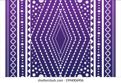 Geometric ethnic oriental pattern traditional background. For carpet, wallpaper, clothing, wrapping, batik, fabric, home decoration, Vector illustration embroidery style.