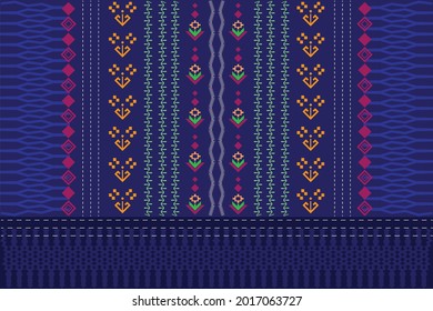 Patrón geométrico étnico oriental tradicional. Diseño de bordado para mujeres de moda. fondo, papel pintado, ropa y envoltura.
