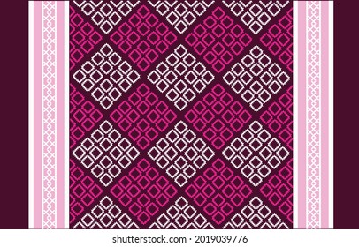 Geometrisches ethnisch-orientalisches Muster, traditioneller Hintergrund. Für Teppiche, Tapeten, Kleidung, Umhüllung, Batik, Stoff, Heimdekoration, Stickereien für Vektorgrafiken.