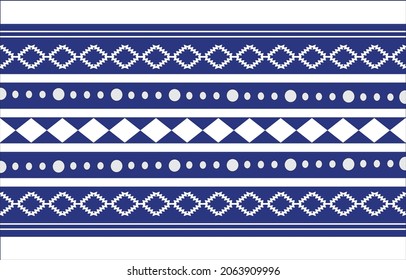Patrón geométrico étnico oriental de fondo tradicional. Para alfombras, papel pintado, ropa, envoltura, batik, tela, decoración casera, ilustración vectorial estilo bordado.