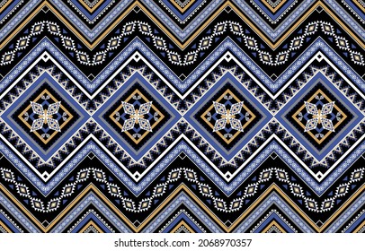 Patrón étnico sin fisuras. Estilo tribal tradicional. Diseño para fondo, ilustración, textura, tela, papel pintado.