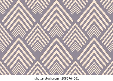 Patrón geométrico étnico oriental diseño tradicional para el fondo, alfombra, papel pintado, ropa, envoltura, tela, ilustración vectorial estilo bordado.